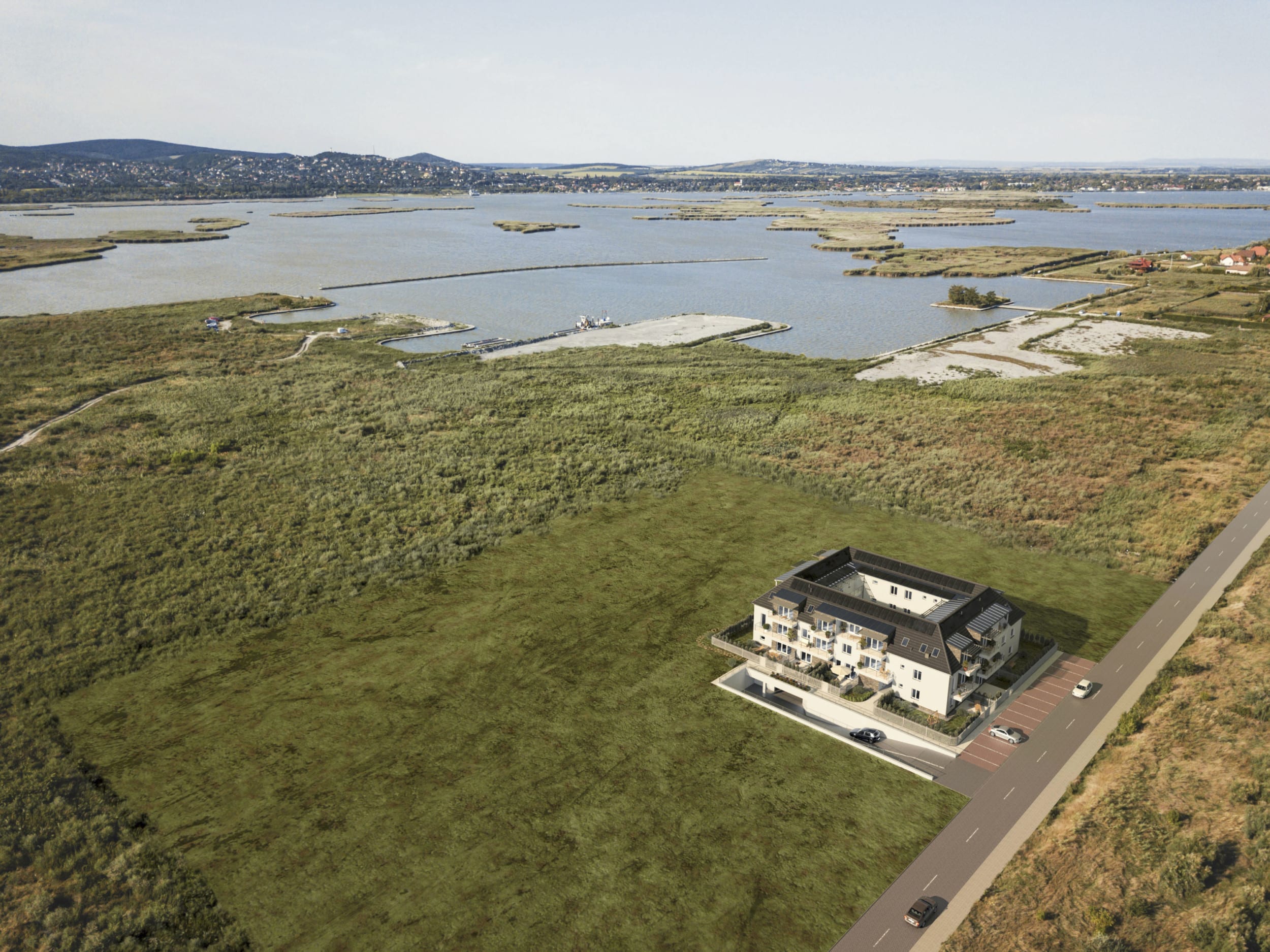 Surrounding visualization (Photo: Velence Vivaldi Residences)
