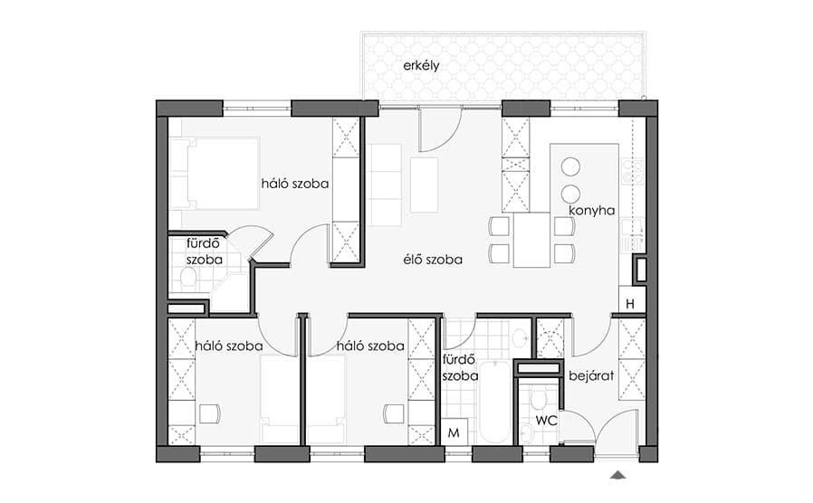 14 - First Floor - Purple Apt - HU_898x556