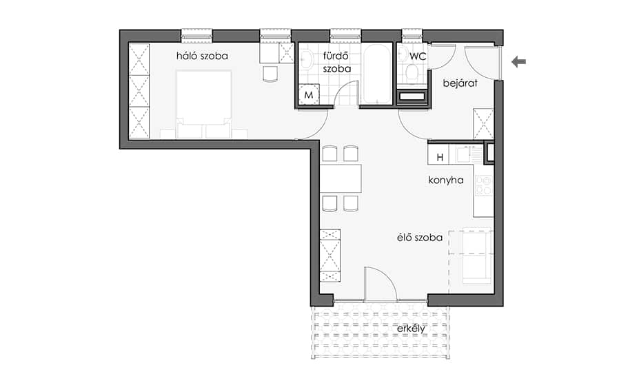 30 - Second Floor - Yellow Apt - HU_898x556
